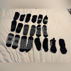 Pure Barre Black and Gray Sock Set